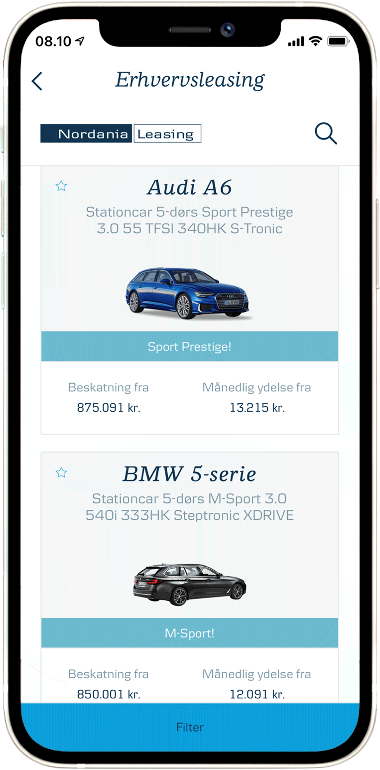 billede af Nordania car app